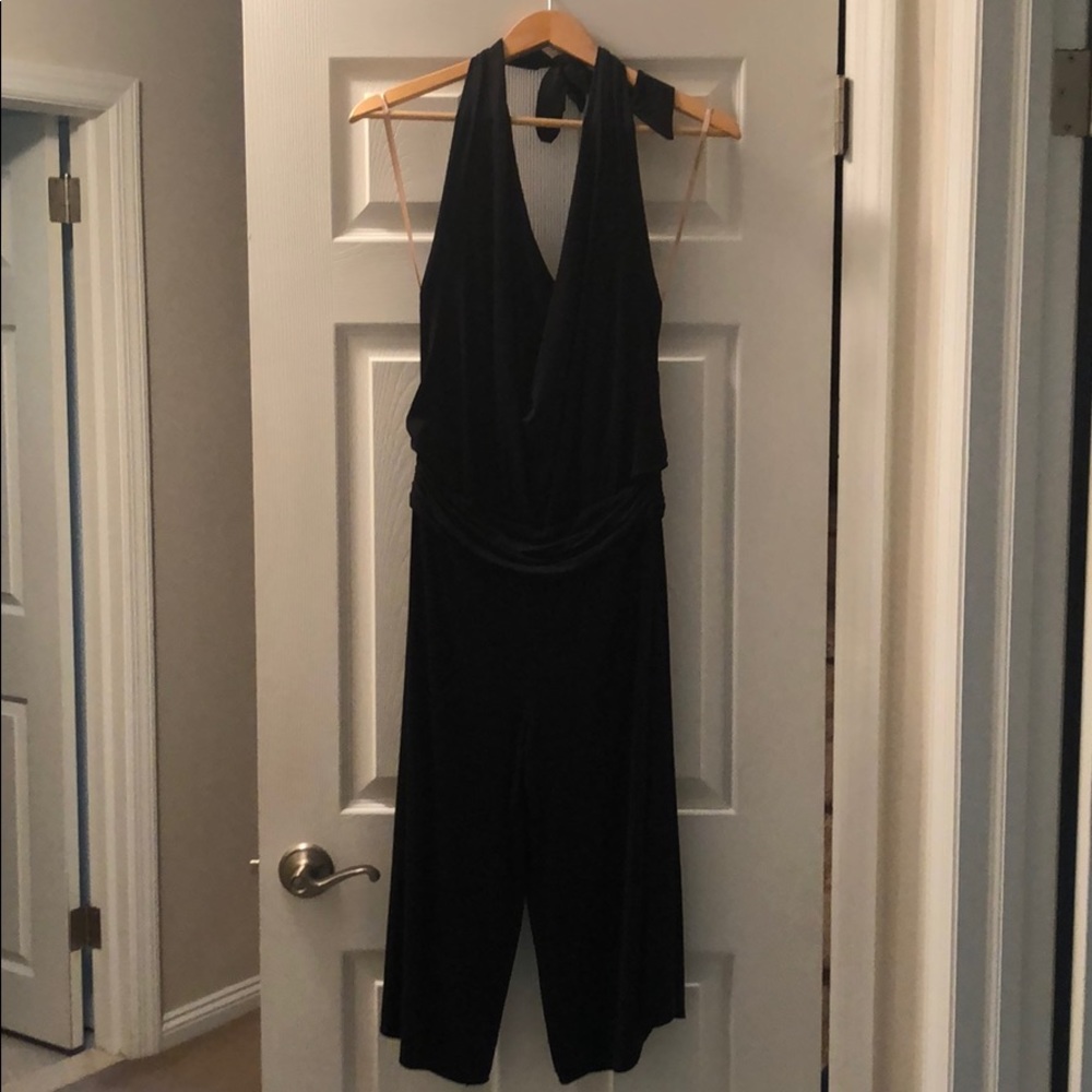 BCBGmaxazria Halter Jumpsuit